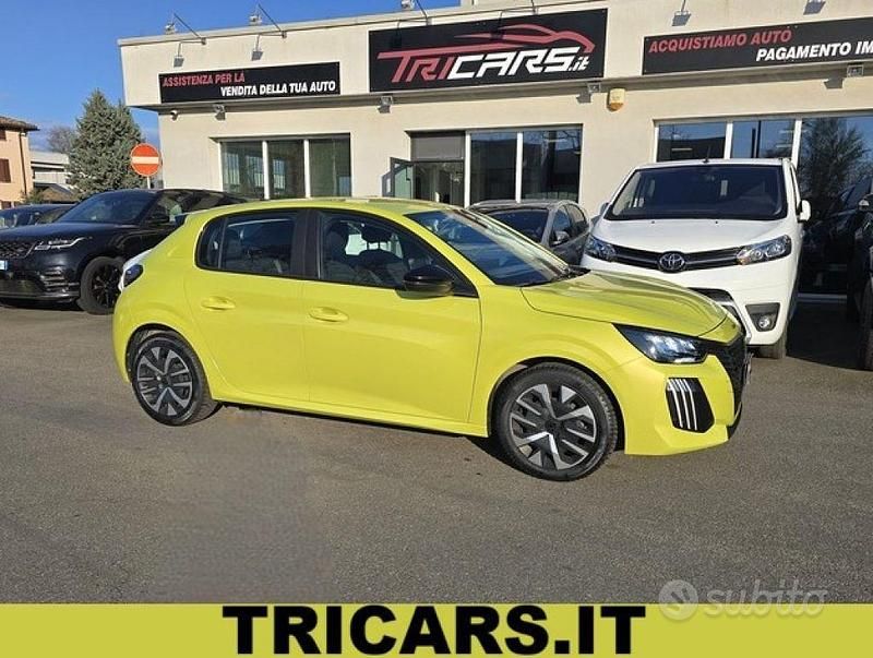 Usata Peugeot 208 Active 75 CV (55 kW) 2024 Giallo Utilitaria