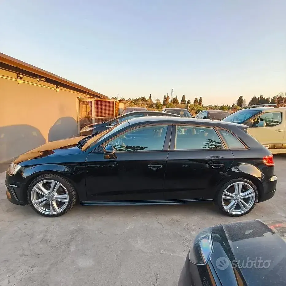 Usata Audi A3 S-Line 184 CV (135 kW) 2016 Nero Berlina