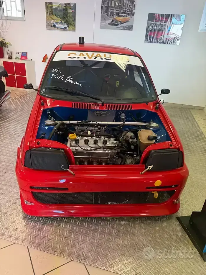 Usata Fiat Cinquecento 126 CV (92 kW) 1993 Rosso Utilitaria