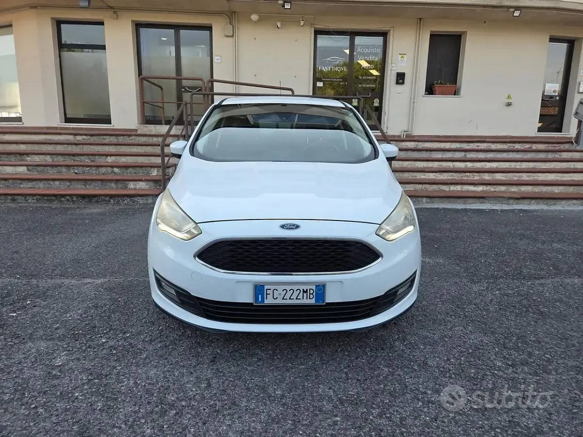 Usata Ford C-MAX 95 CV (69 kW) 2016 Bianco Monovolume
