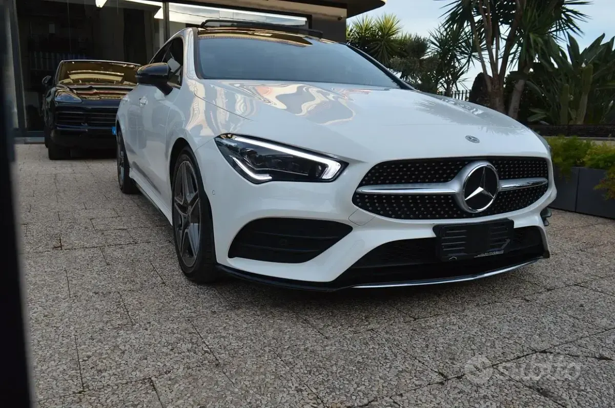 Usata Mercedes CLA200 AMG Line Premium Plus 150 CV (110 kW) 2023 Bianco Coupé