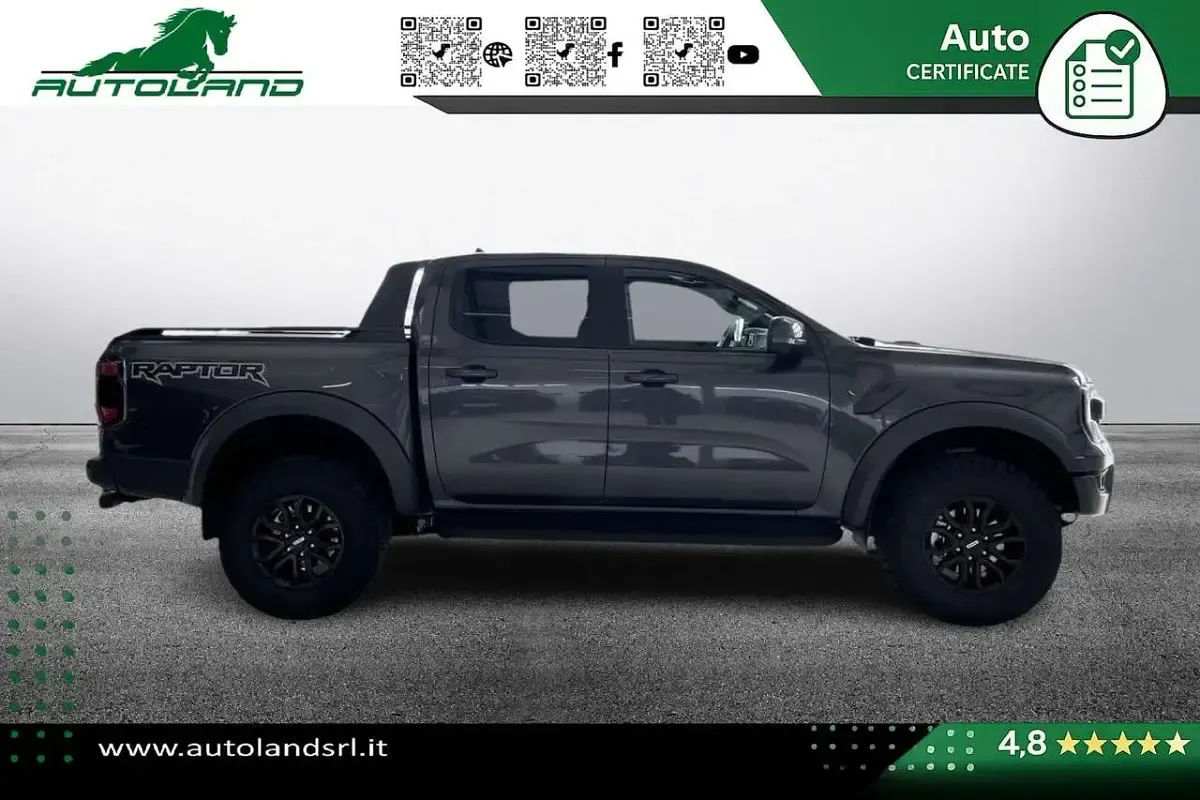Nuova Ford Ranger Raptor 209 CV (153 kW) 2026 Grigio Pick-up