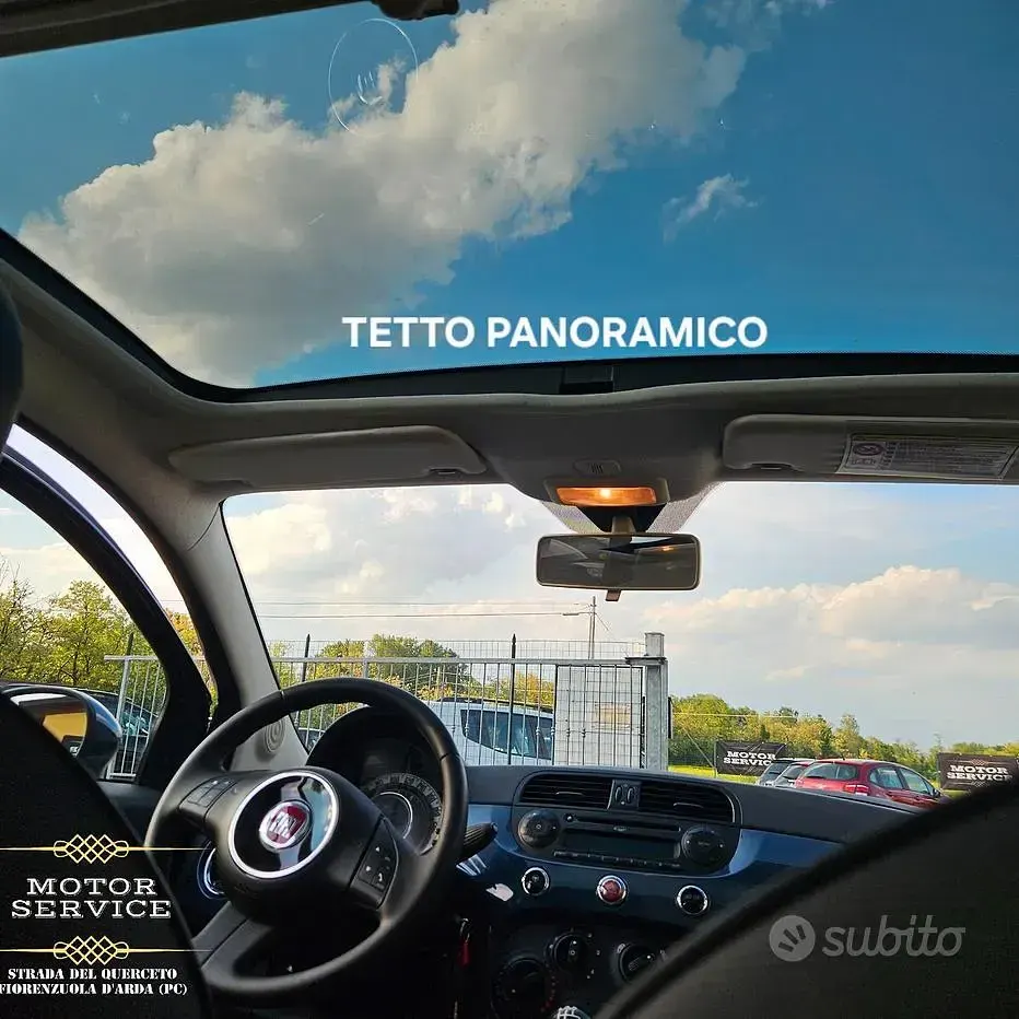 Usata Fiat 500 Lounge 69 CV (50 kW) 2013 Bluazzurro Berlina