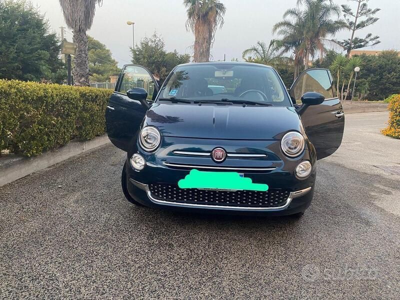 Usata Fiat 500 70 CV (51 kW) 2016 Blu Utilitaria