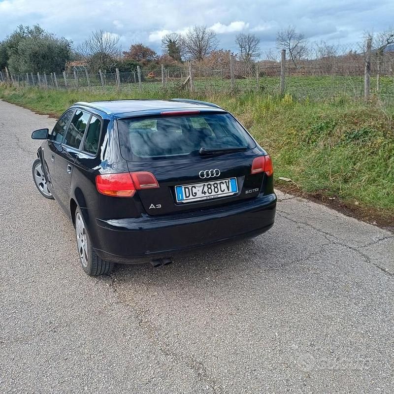 Usata Audi A3 Ambition 140 CV (102 kW) 2008 Nero Utilitaria