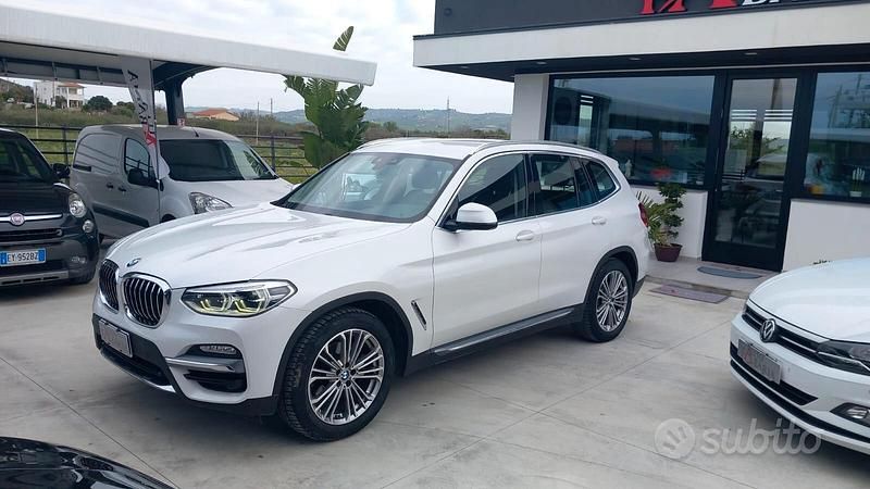 Usata BMW X3 Luxury Line 190 CV (139 kW) 2019 Bianco SUV