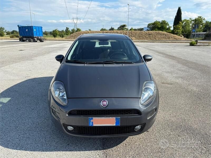 Usata Fiat Punto Lounge 75 CV (55 kW) 2015 Grigio Utilitaria