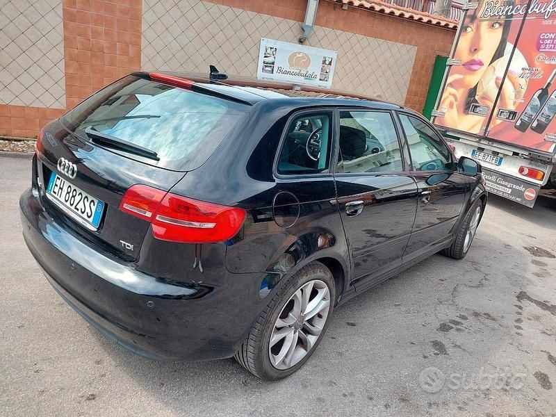 Usata Audi A3 102 CV (75 kW) 2011 Nero Utilitaria