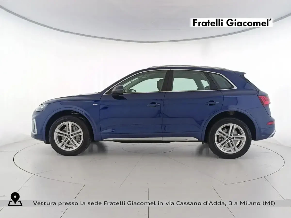 Usata Audi Q5 S-Line 204 CV (150 kW) 2021 Blu navarra metallizzato SUV