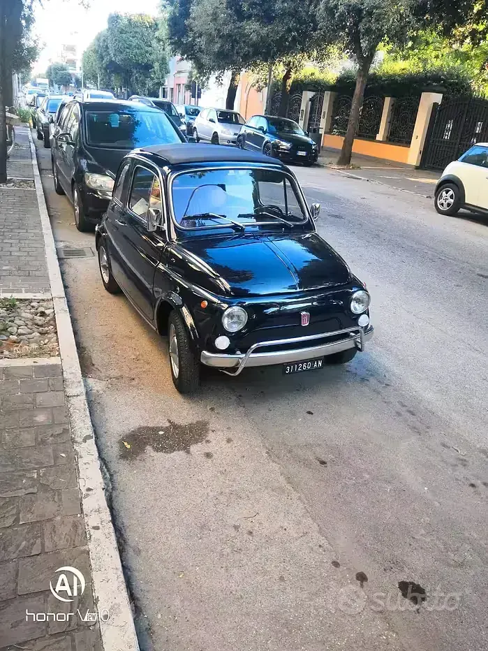 Usata Fiat 500 1960 Bluazzurro Utilitaria