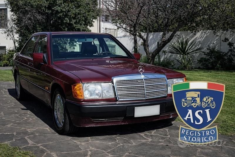 Usata Mercedes 190 1991 Rosso Berlina
