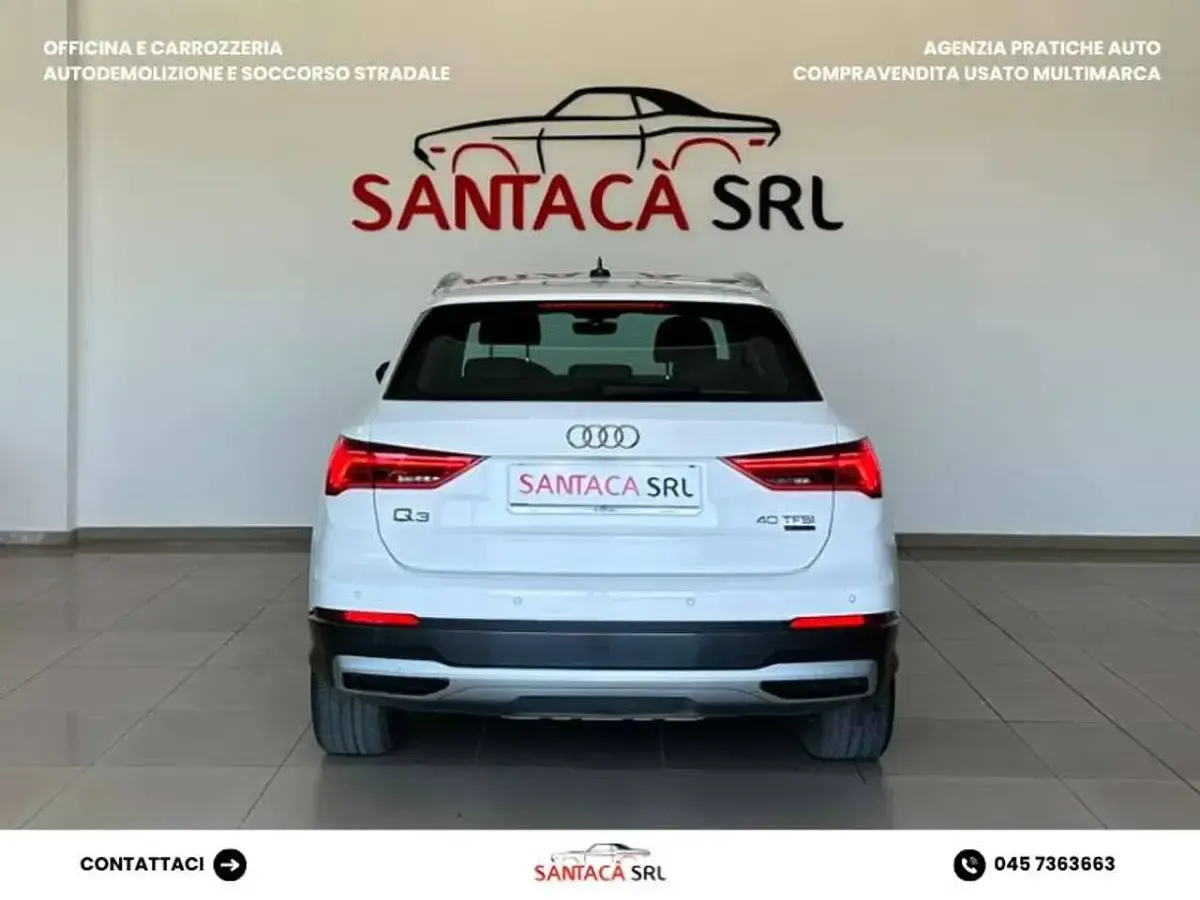 Usata Audi Q3 S-Line 190 CV (139 kW) 2019 Bianco SUV