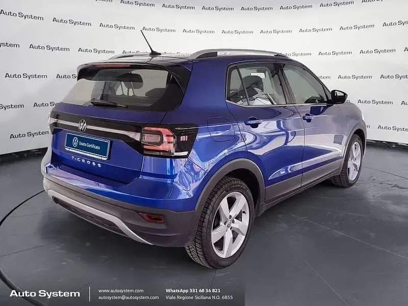 Usata VW T-Cross Advance 110 CV (80 kW) 2023 Reef blue SUV