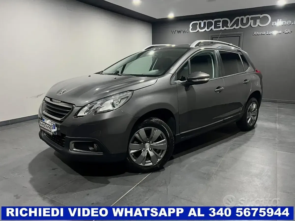Usata Peugeot 2008 Allure 68 CV (50 kW) 2014 Grigio scuro SUV