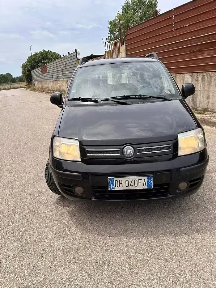 Usata Fiat Panda 69 CV (50 kW) 2007 Nero Utilitaria