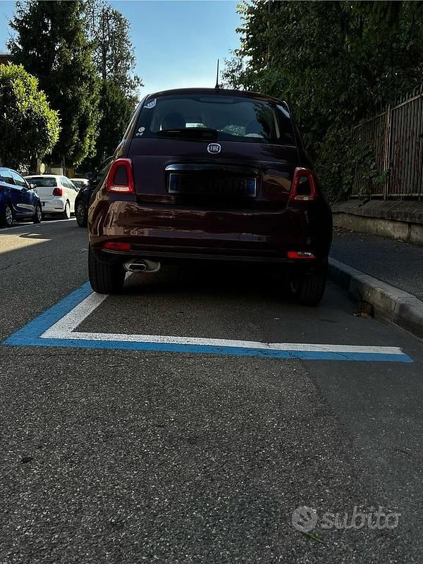 Usata Fiat 500 69 CV (50 kW) 2019 Rosso Utilitaria