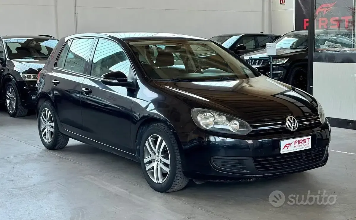 Usata VW Golf VI Highline 105 CV (77 kW) 2011 Nero Utilitaria