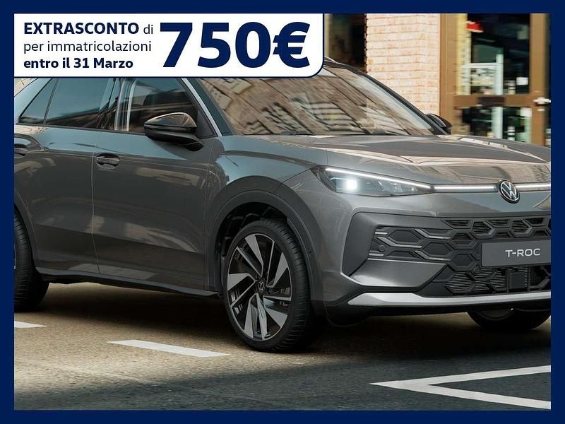 Nuova VW T-Roc Style 150 CV (110 kW) 2026 Wolf grey metallizzato nero SUV