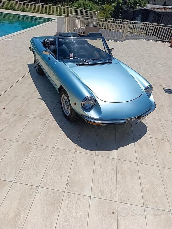 Usata Alfa Romeo Spider Veloce 1970 Verde Cabrio