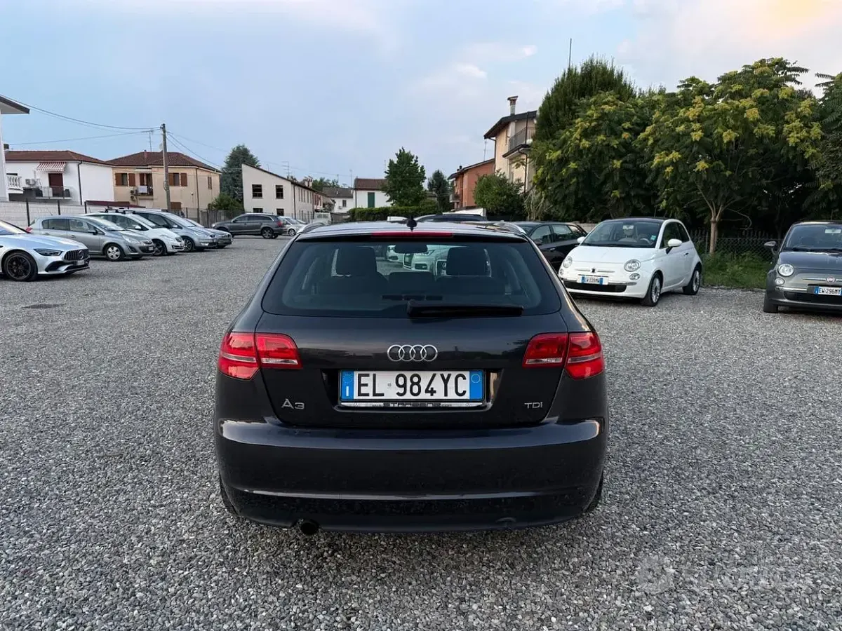 Usata Audi A3 Ambition 140 CV (102 kW) 2011 Nero Utilitaria