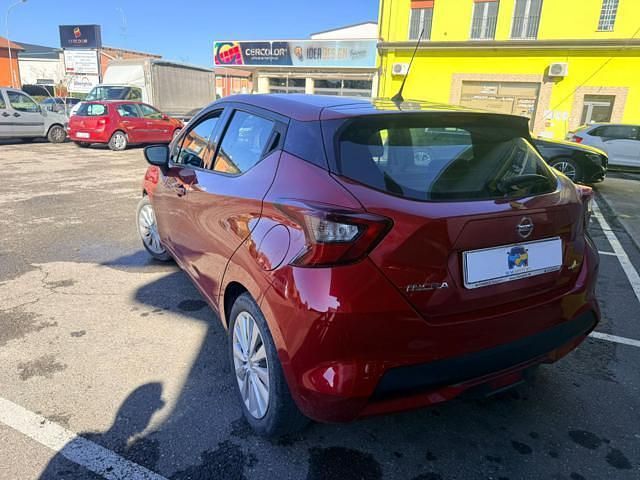 Usata Nissan Micra Acenta 71 CV (52 kW) 2018 Rosso Berlina