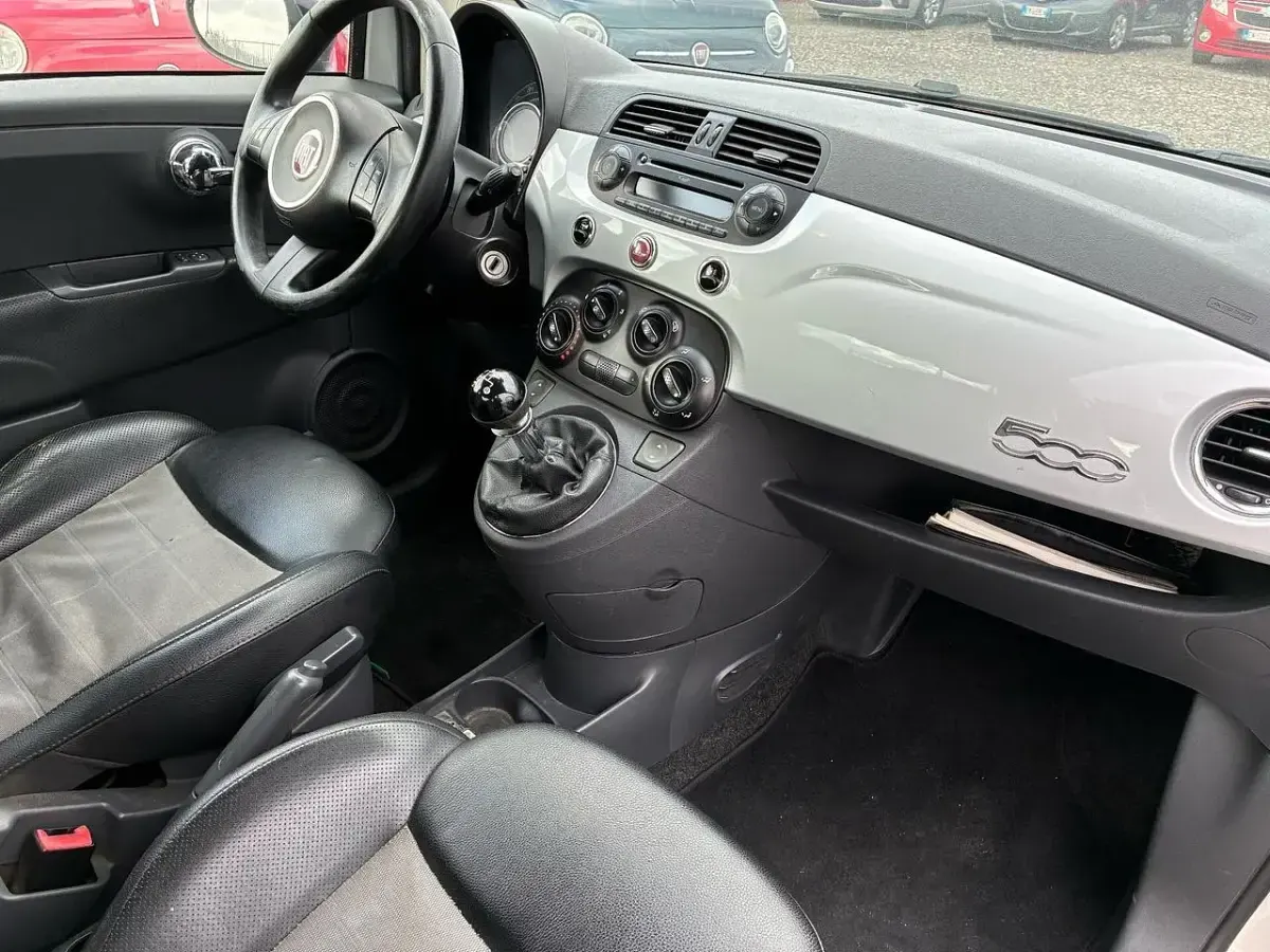 Usata Fiat 500 75 CV (55 kW) 2009 Grigio Cabrio