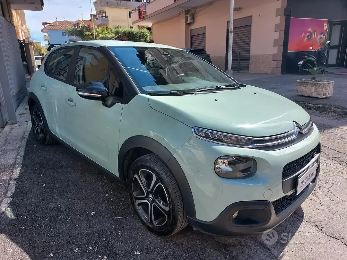 Usata Citroën C3 Feel 82 CV (60 kW) 2018 Verde Utilitaria
