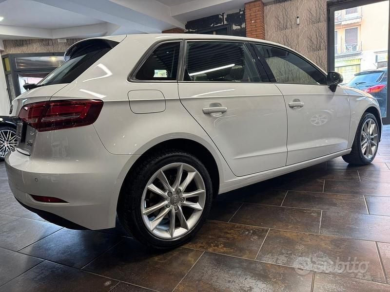 Usata Audi A3 Admired 116 CV (85 kW) 2018 Bianco Berlina