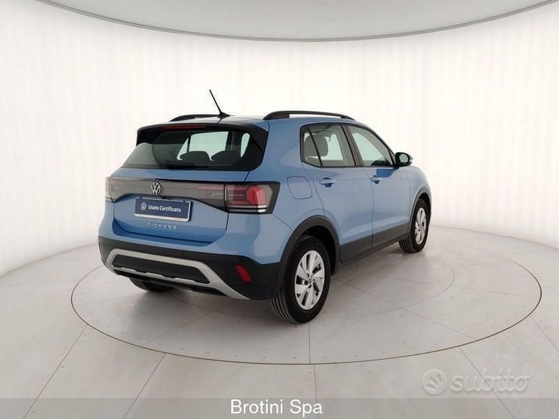 Usata VW T-Cross Life 95 CV (69 kW) 2024 Azzurro SUV
