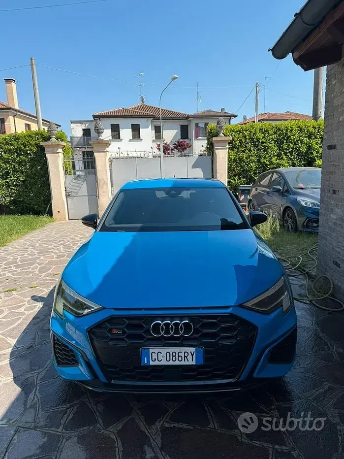 Usata Audi S3 310 CV (228 kW) 2020 Blu Berlina