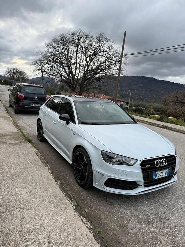 Usata Audi A3 150 CV (110 kW) 2015 Bianco Berlina
