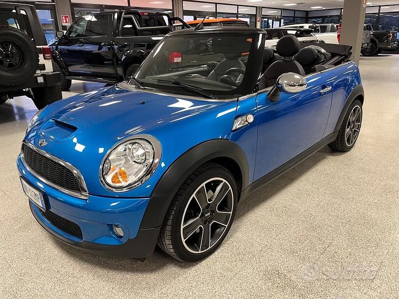 Usata Mini Cooper S Cabriolet 174 CV (127 kW) 2009 Blu Cabrio