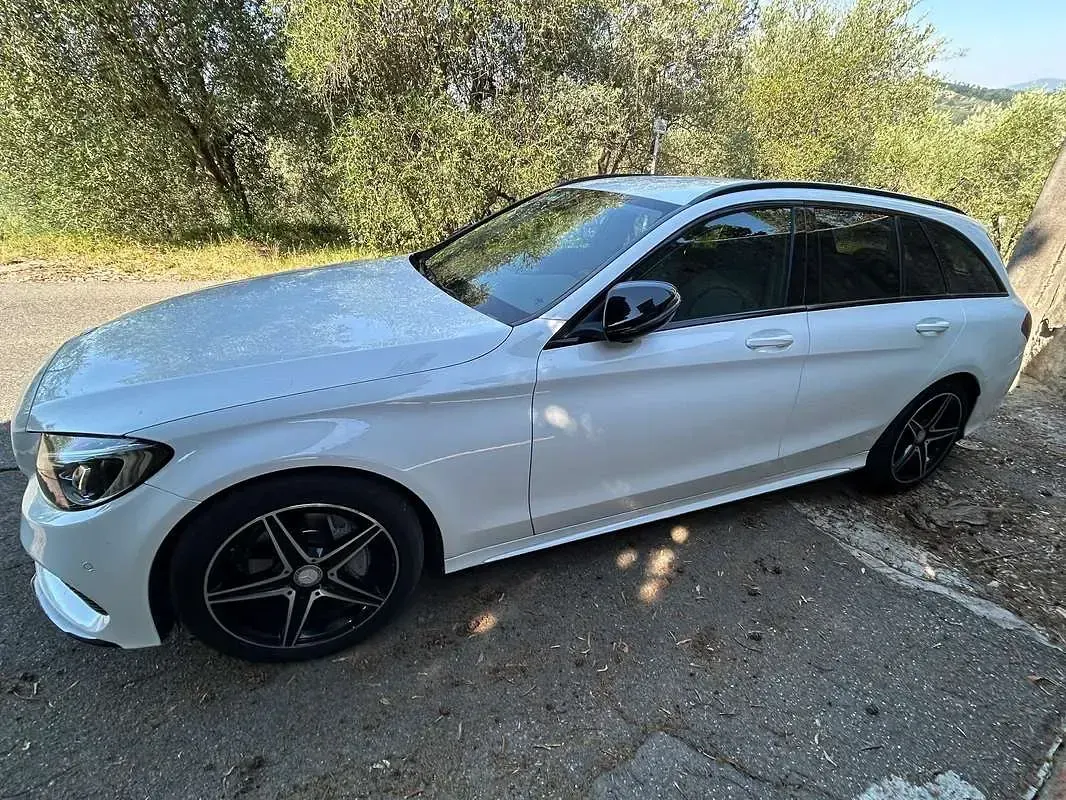 Usata Mercedes C220 170 CV (125 kW) 2016 Bianco Station wagon