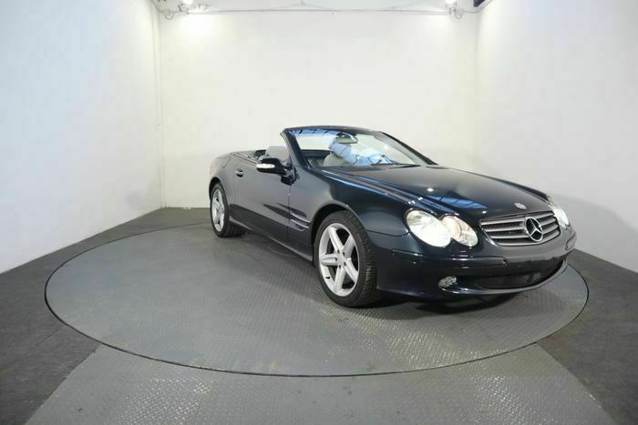 Usata Mercedes SL350 245 CV (180 kW) 2003 Nero Cabrio
