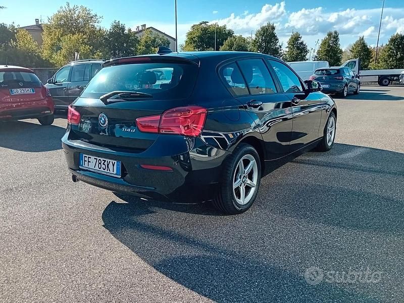 Usata BMW 114 Advantage 95 CV (69 kW) 2016 Nero Utilitaria