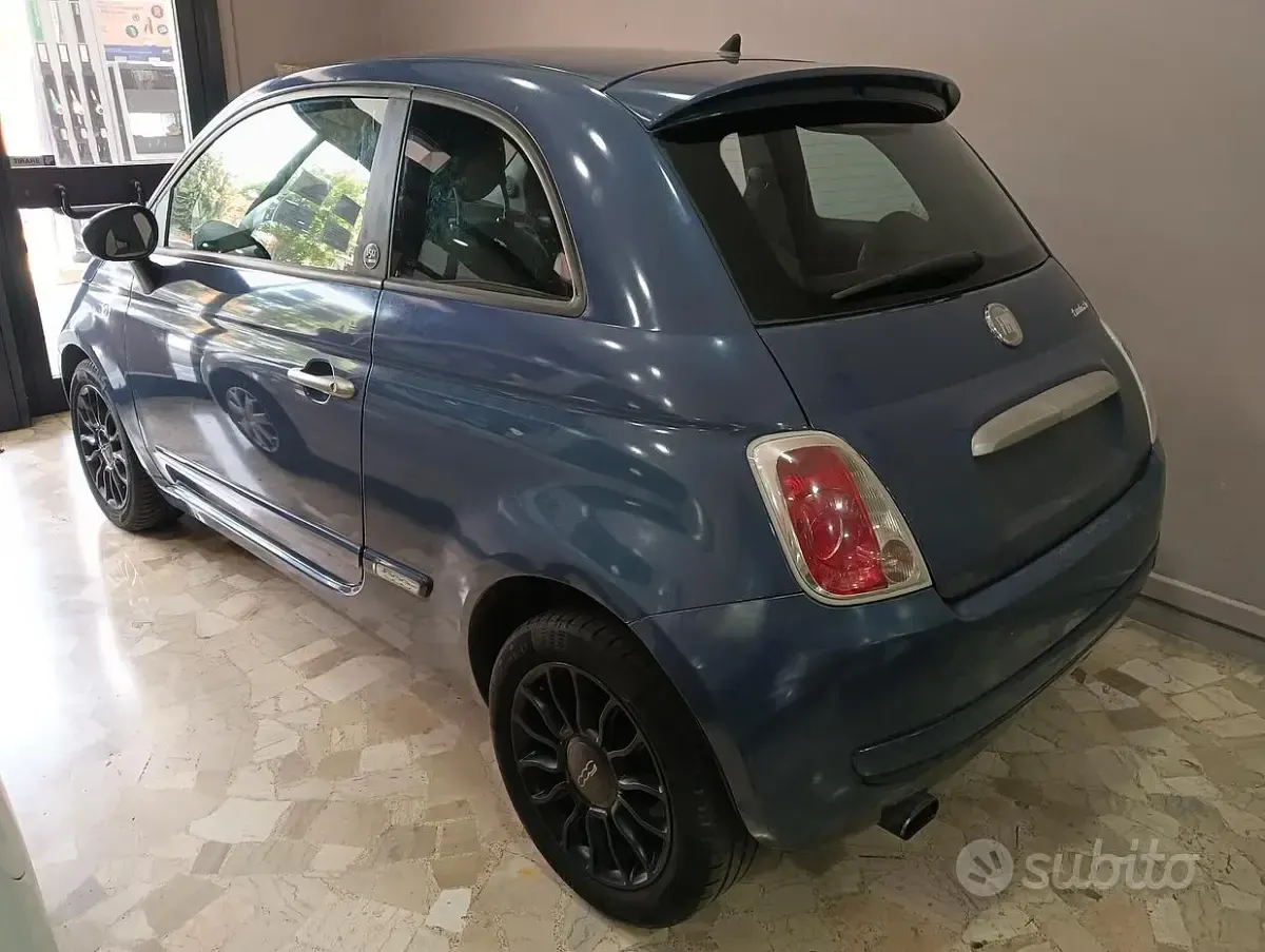 Usata Fiat 500 85 CV (62 kW) 2011 Blu Berlina