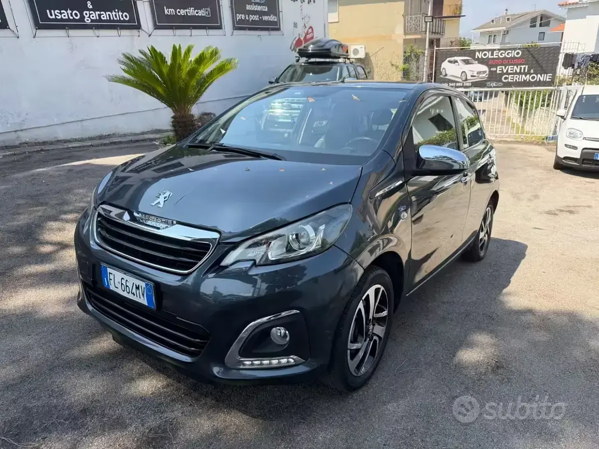 Usata Peugeot 108 Allure 69 CV (50 kW) 2017 Grigio Berlina