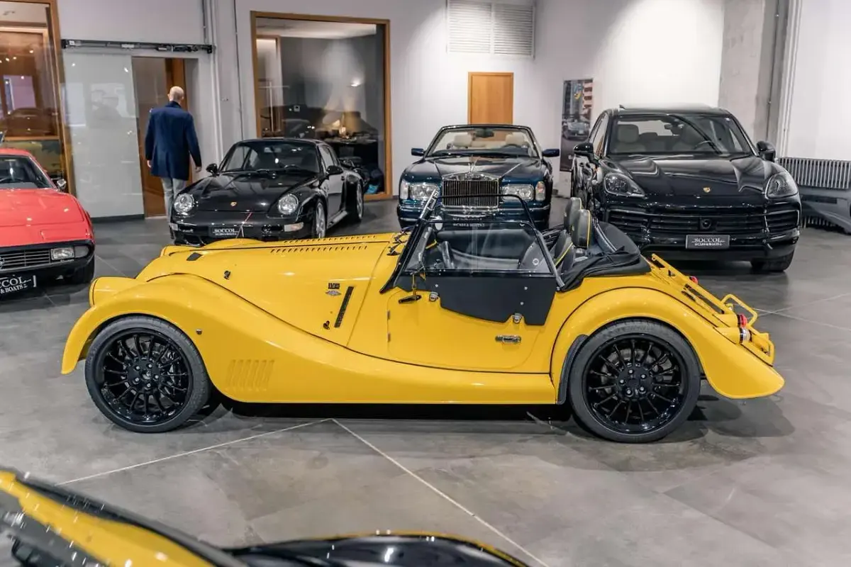 Usata Morgan Plus 340 CV (250 kW) 2020 Giallo Cabrio