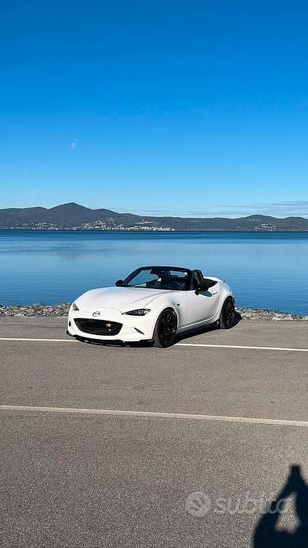 Usata Mazda MX5 131 CV (96 kW) 2015 Bianco Cabrio