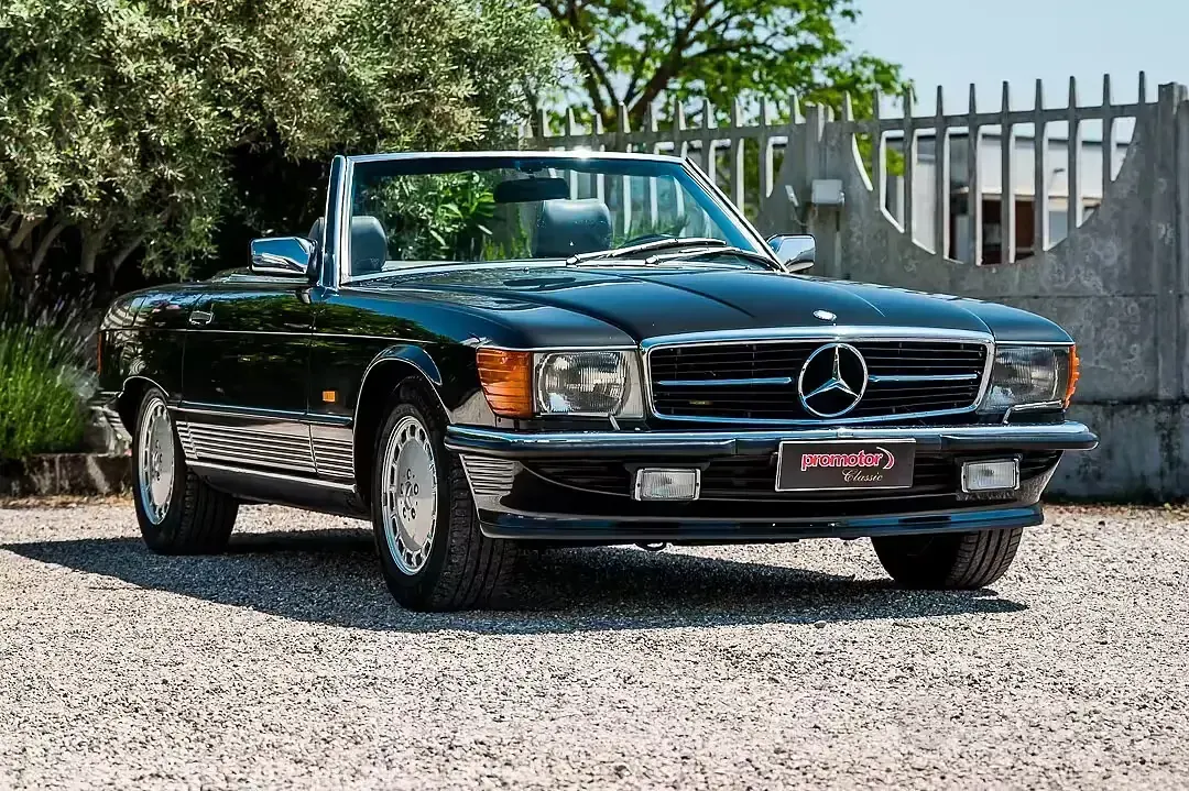 Usata Mercedes SL420 218 CV (160 kW) 1988 Grigio Cabrio