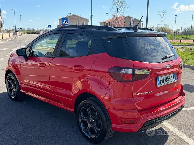 Usata Ford Ecosport ST-Line 100 CV (73 kW) 2019 Rosso SUV