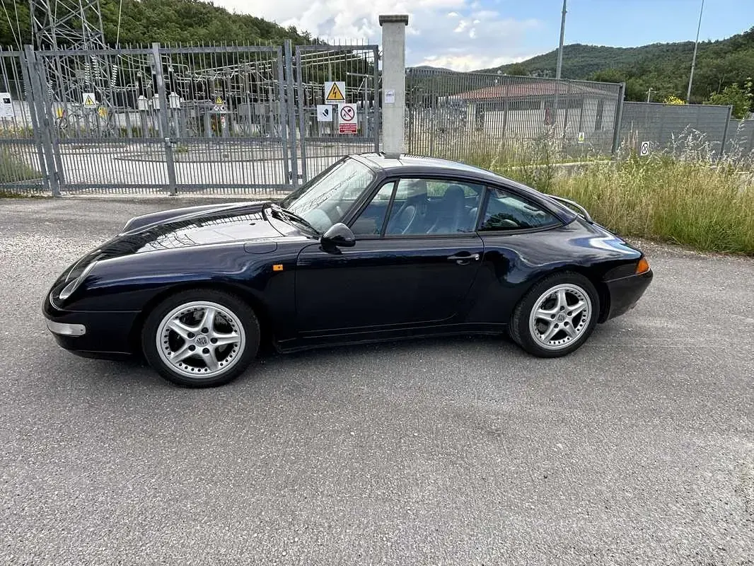 Usata Porsche 993 286 CV (210 kW) 1995 Blu/azzurro Cabrio