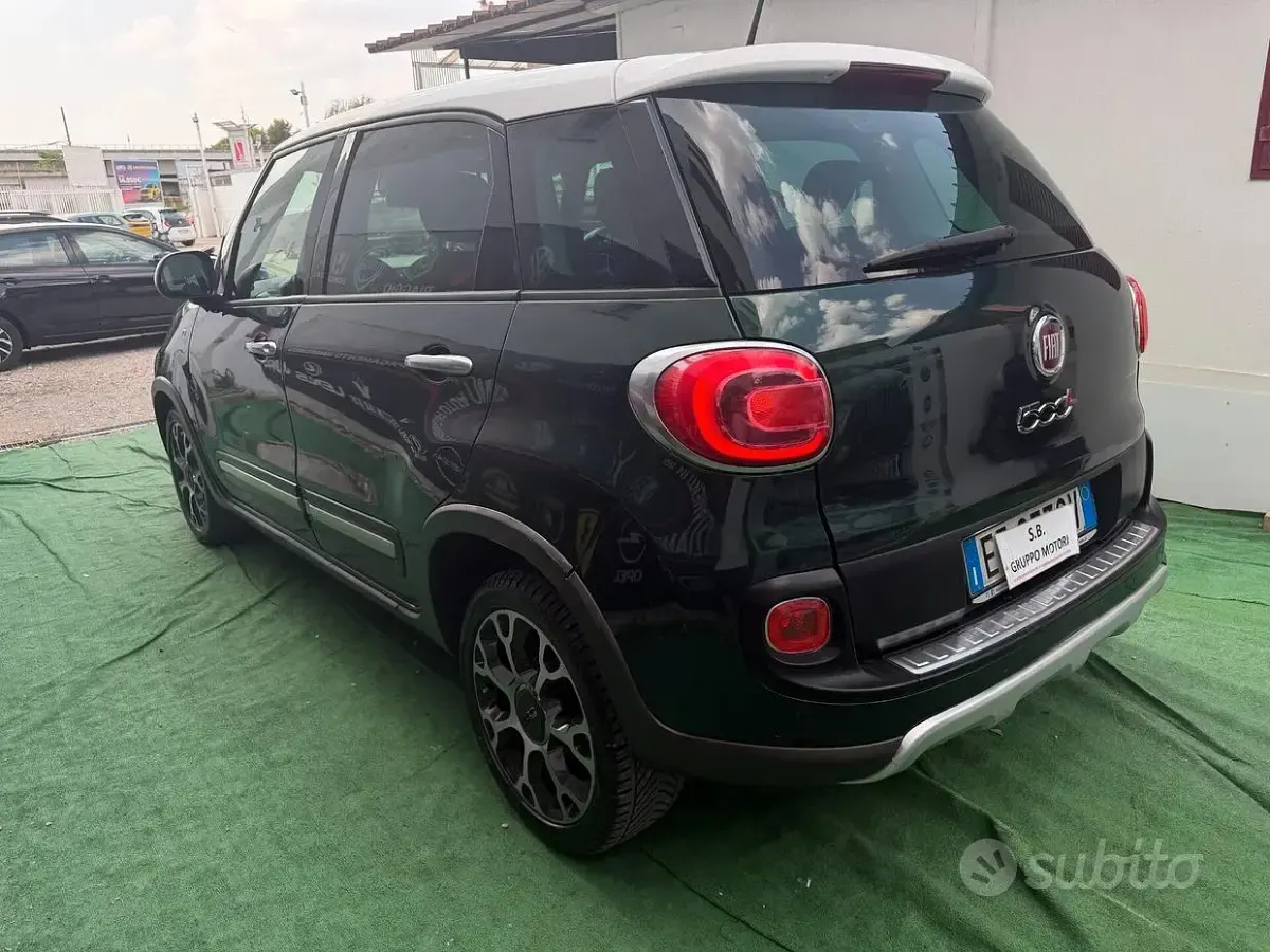 Usata Fiat 500L Trekking 85 CV (62 kW) 2014 Verde Monovolume