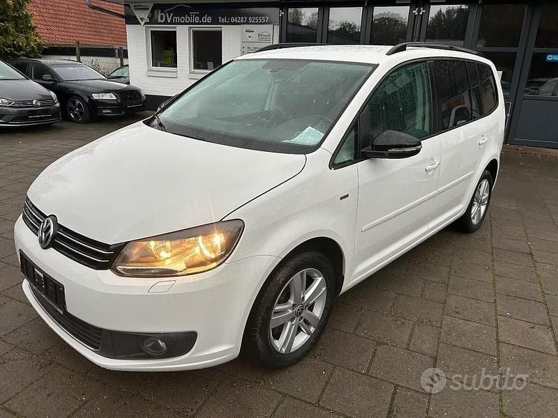Usata VW Touran Comfortline 104 CV (76 kW) 2012 Bianco Monovolume
