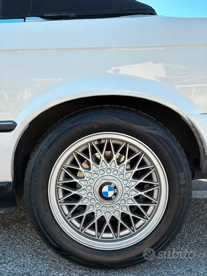 Usata BMW 320 116 CV (85 kW) 1990 Bianco Cabrio