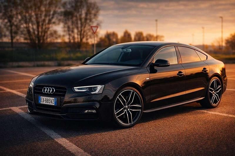 Usata Audi A5 Sportback Ambiente 190 CV (139 kW) 2015 Nero Utilitaria