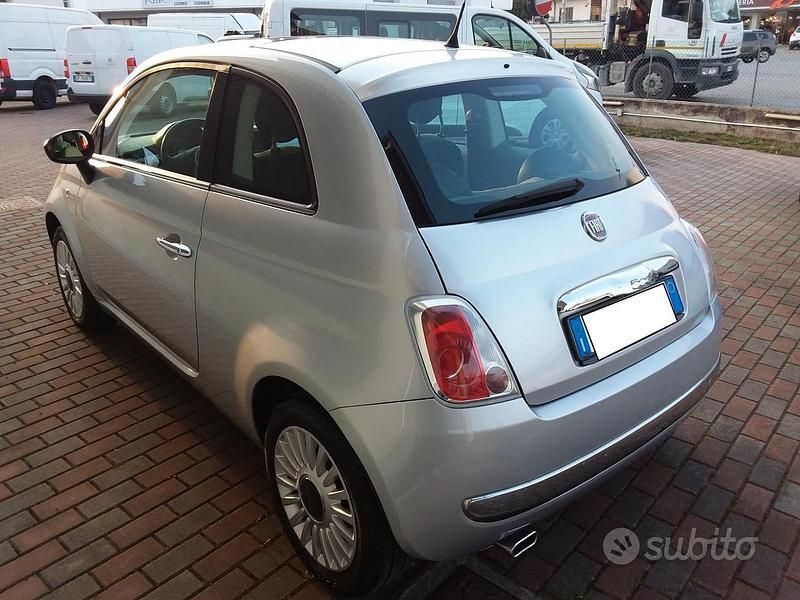 Usata Fiat 500 Lounge 69 CV (50 kW) 2009 Grigio Cabrio