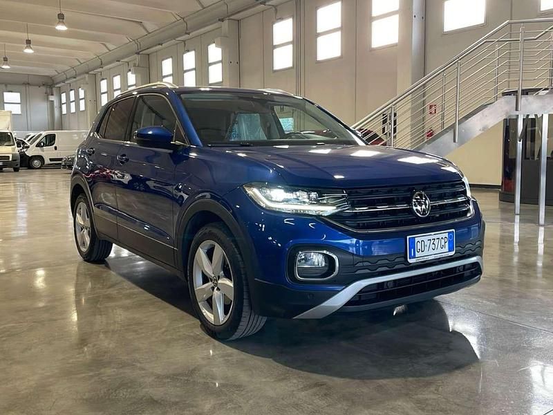 Usata VW T-Cross Style 110 CV (80 kW) 2020 Blu SUV
