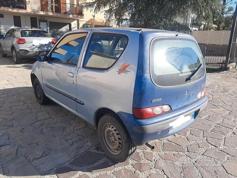 Usata Fiat Seicento 2001 Blu Utilitaria