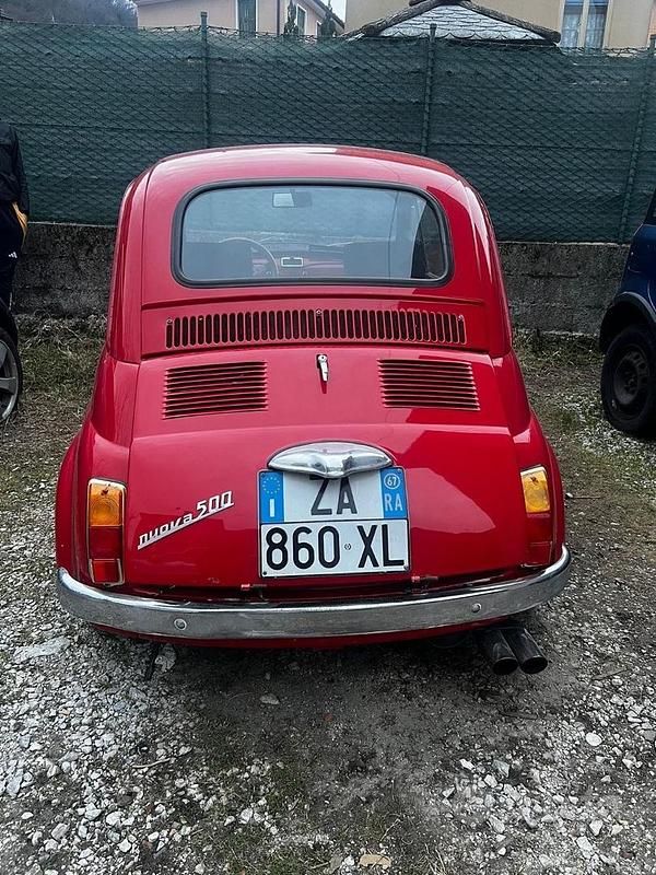 Usata Fiat 500 1960 Rosso Utilitaria